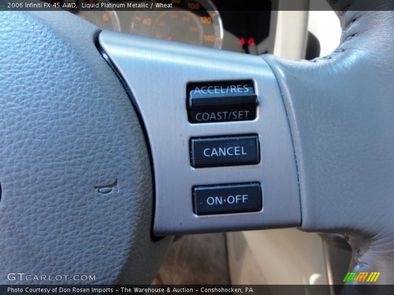 Liquid Platinum Metallic / Wheat 2006 Infiniti FX 45 AWD