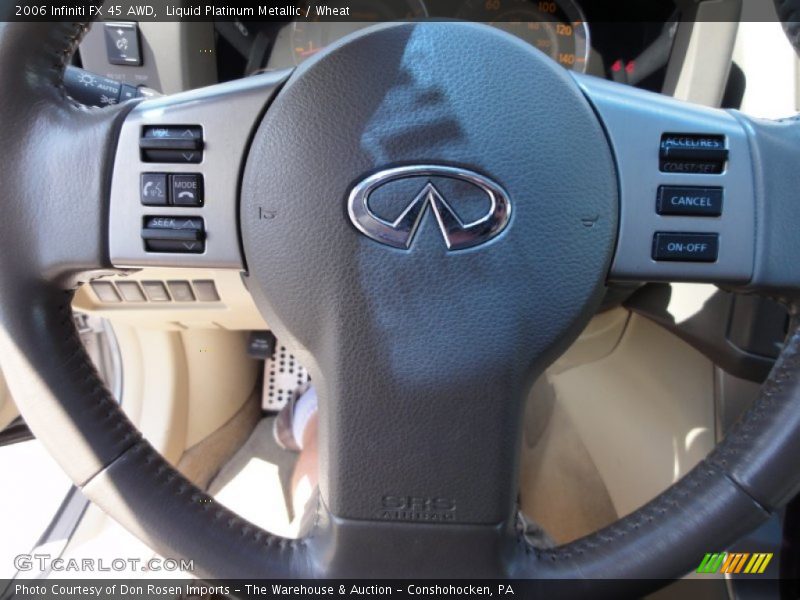 Liquid Platinum Metallic / Wheat 2006 Infiniti FX 45 AWD