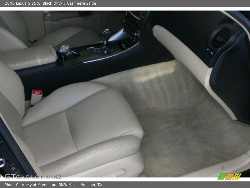 Black Onyx / Cashmere Beige 2006 Lexus IS 350