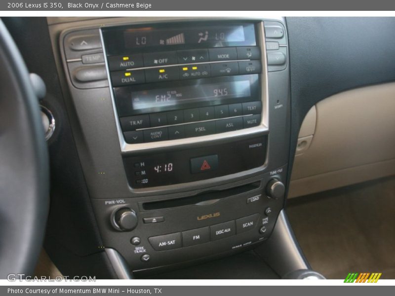 Black Onyx / Cashmere Beige 2006 Lexus IS 350