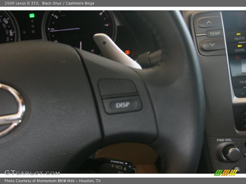 Black Onyx / Cashmere Beige 2006 Lexus IS 350