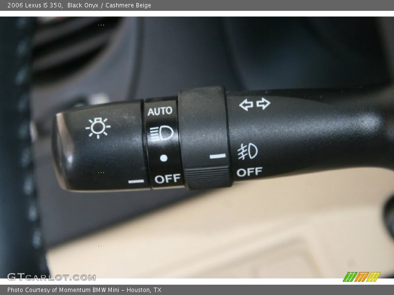 Black Onyx / Cashmere Beige 2006 Lexus IS 350