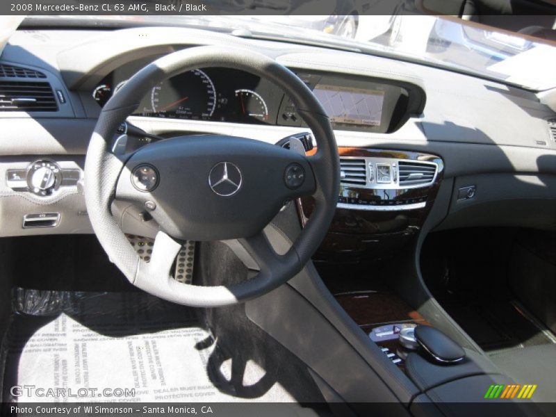 Black / Black 2008 Mercedes-Benz CL 63 AMG