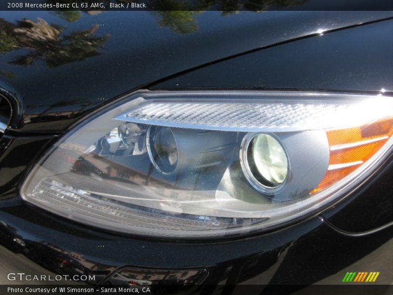 Black / Black 2008 Mercedes-Benz CL 63 AMG