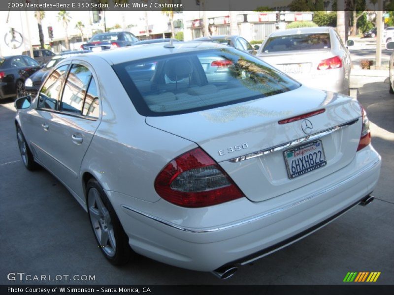 Arctic White / Cashmere 2009 Mercedes-Benz E 350 Sedan