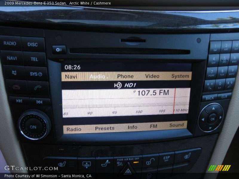 Arctic White / Cashmere 2009 Mercedes-Benz E 350 Sedan