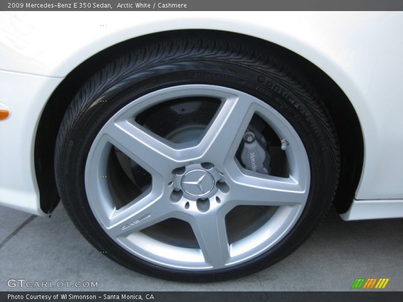 Arctic White / Cashmere 2009 Mercedes-Benz E 350 Sedan