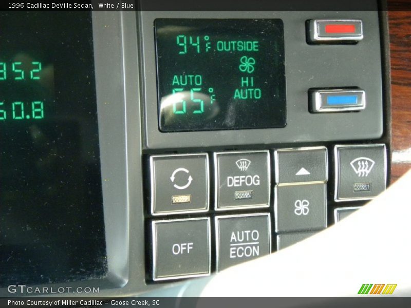 Controls of 1996 DeVille Sedan