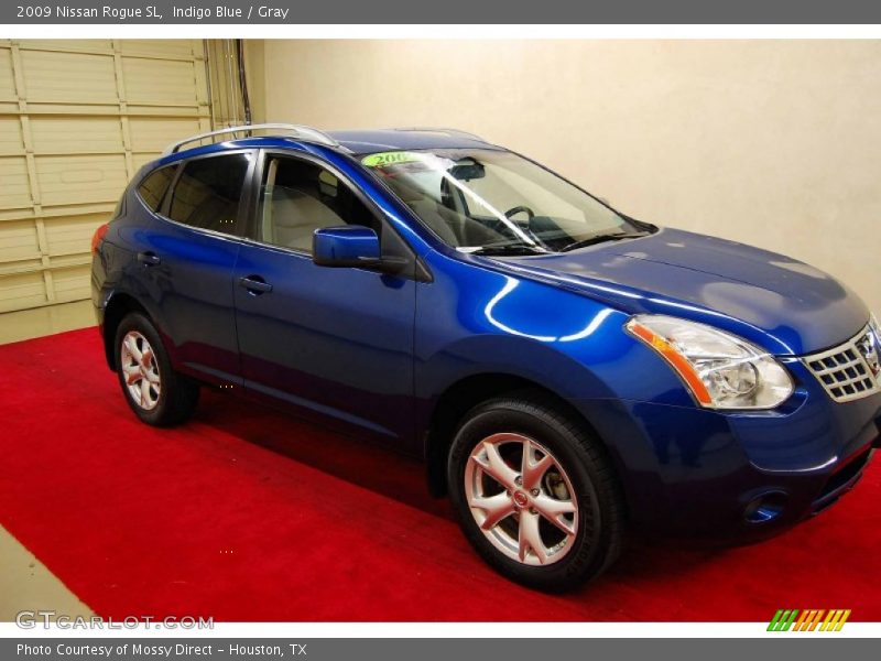 Indigo Blue / Gray 2009 Nissan Rogue SL