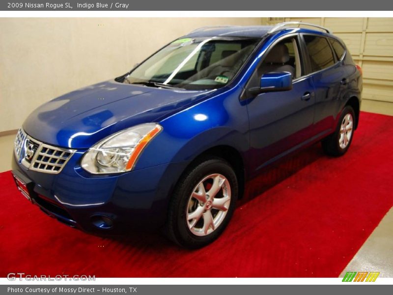 Indigo Blue / Gray 2009 Nissan Rogue SL