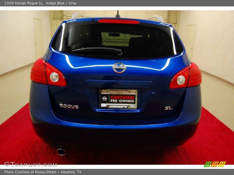 Indigo Blue / Gray 2009 Nissan Rogue SL