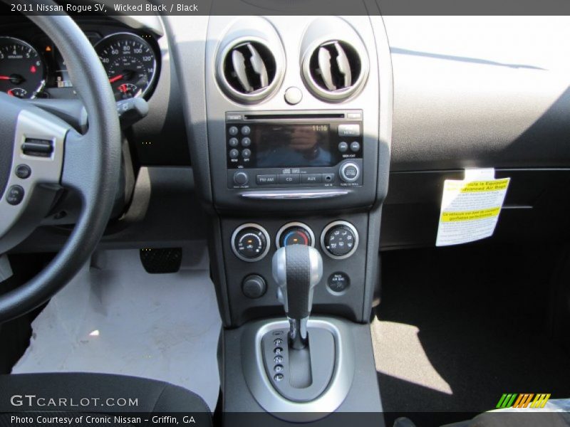 Wicked Black / Black 2011 Nissan Rogue SV