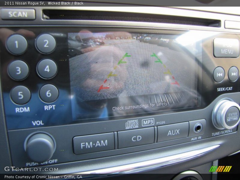 Wicked Black / Black 2011 Nissan Rogue SV