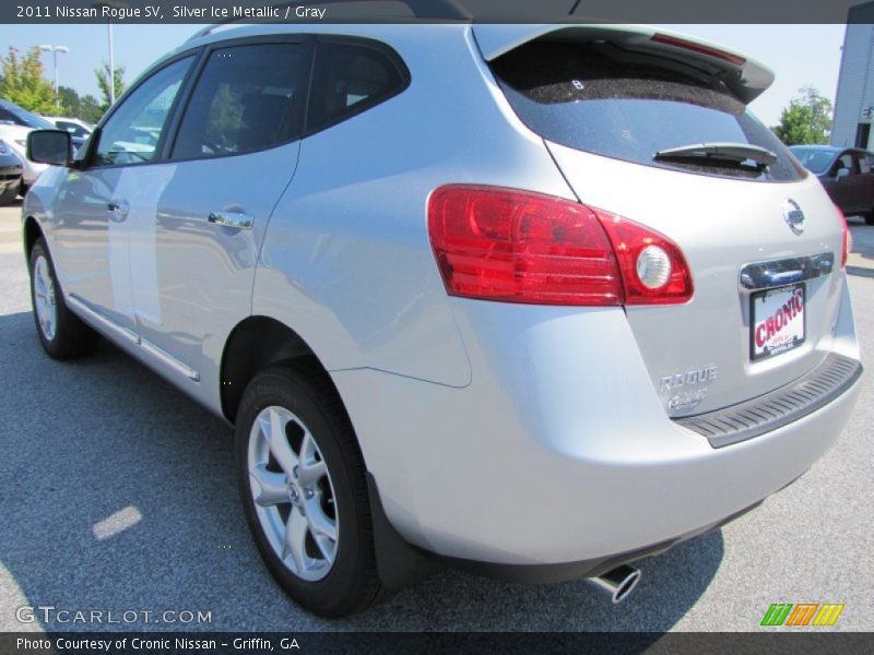 Silver Ice Metallic / Gray 2011 Nissan Rogue SV