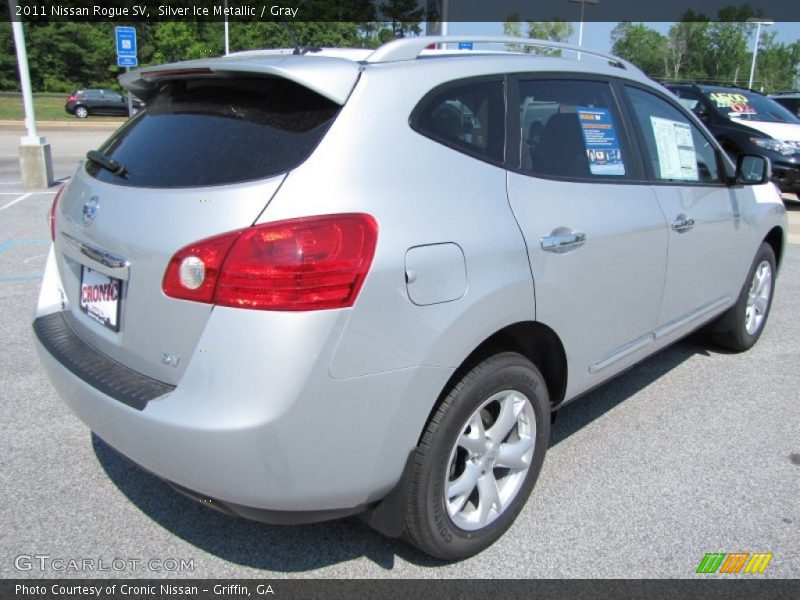 Silver Ice Metallic / Gray 2011 Nissan Rogue SV