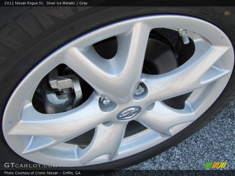 Silver Ice Metallic / Gray 2011 Nissan Rogue SV