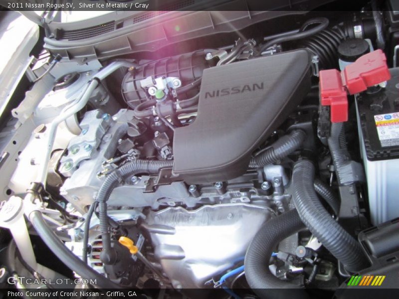 Silver Ice Metallic / Gray 2011 Nissan Rogue SV