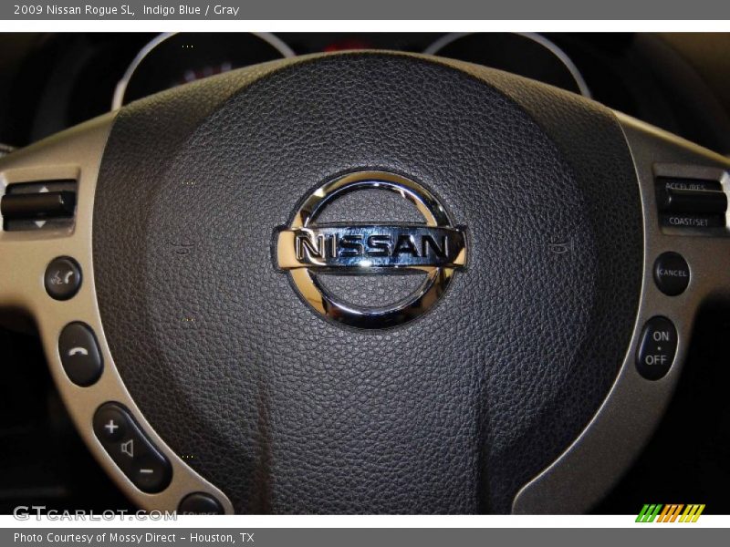 Indigo Blue / Gray 2009 Nissan Rogue SL