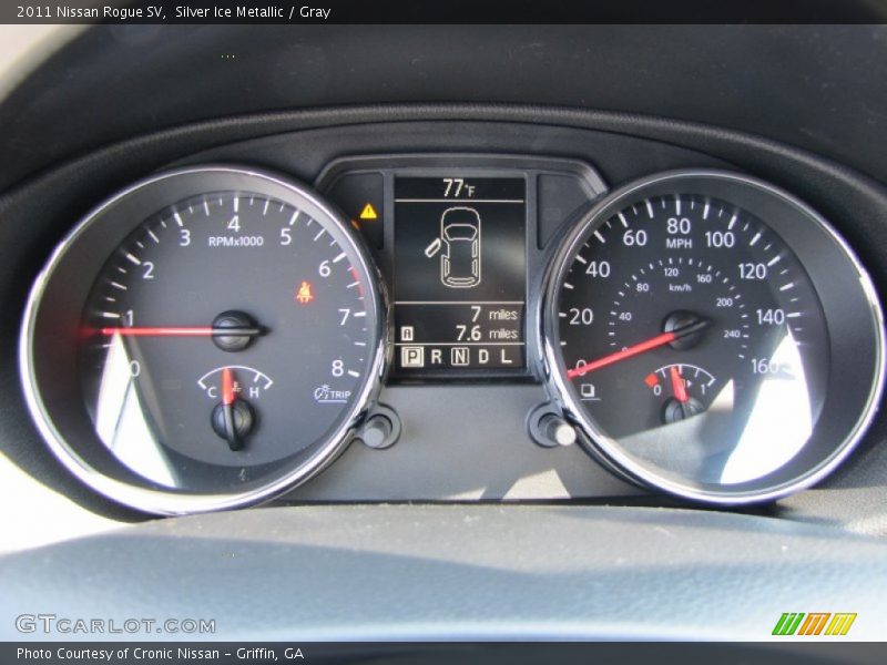 Silver Ice Metallic / Gray 2011 Nissan Rogue SV