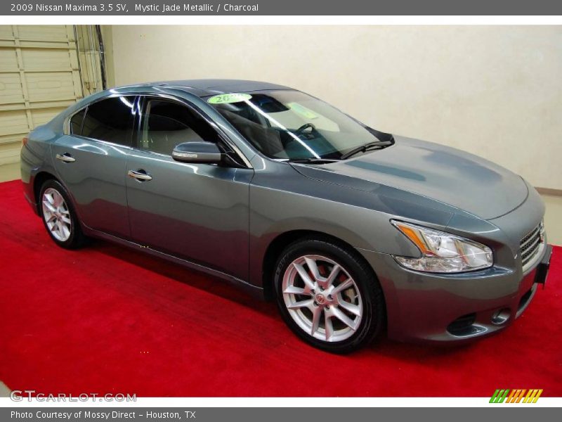 Mystic Jade Metallic / Charcoal 2009 Nissan Maxima 3.5 SV