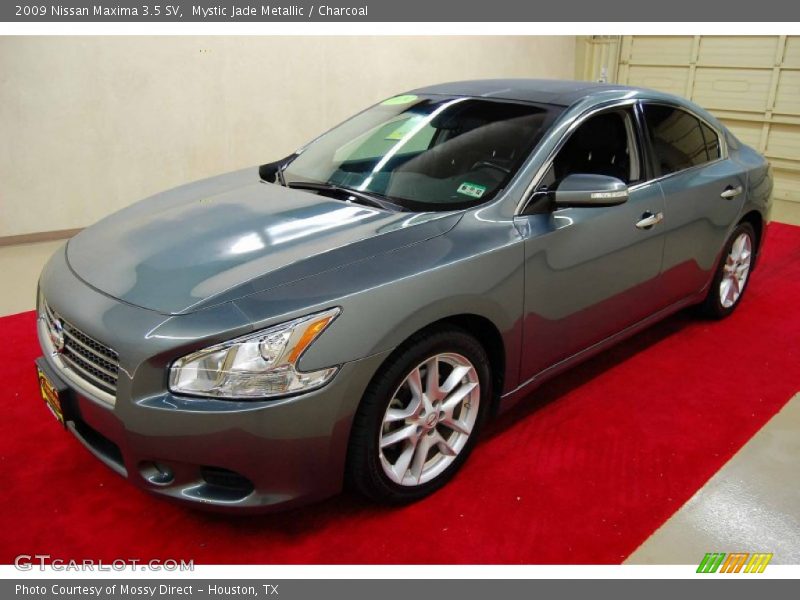 Mystic Jade Metallic / Charcoal 2009 Nissan Maxima 3.5 SV