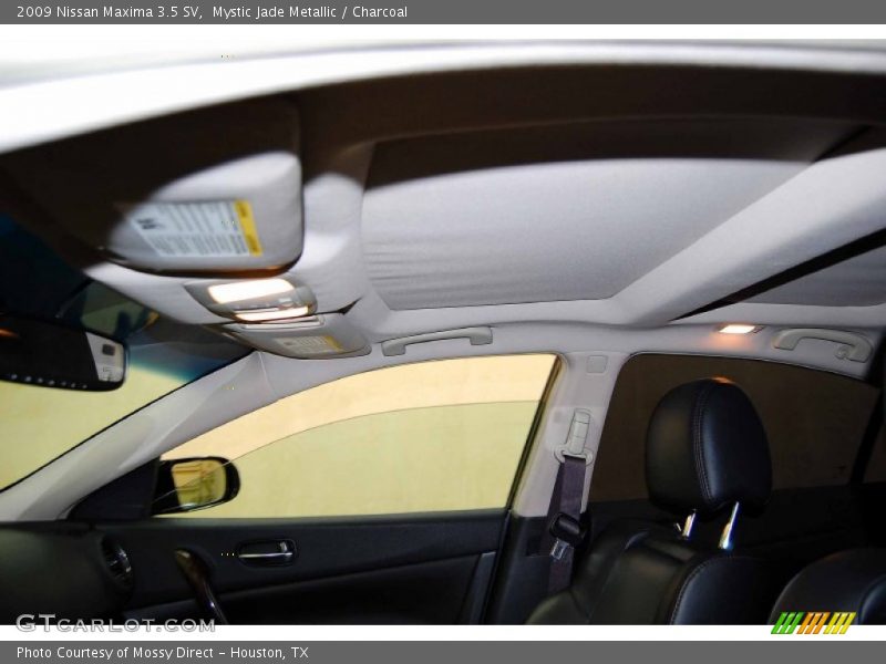 Mystic Jade Metallic / Charcoal 2009 Nissan Maxima 3.5 SV