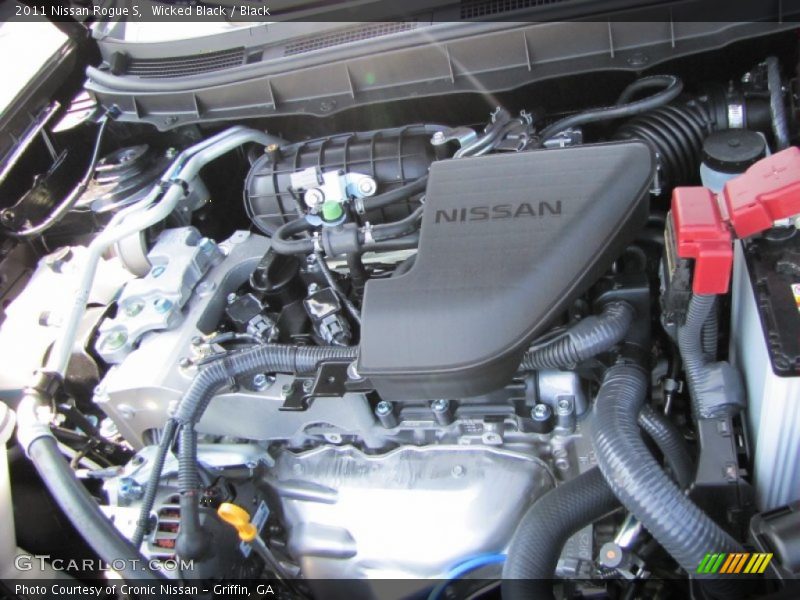 Wicked Black / Black 2011 Nissan Rogue S