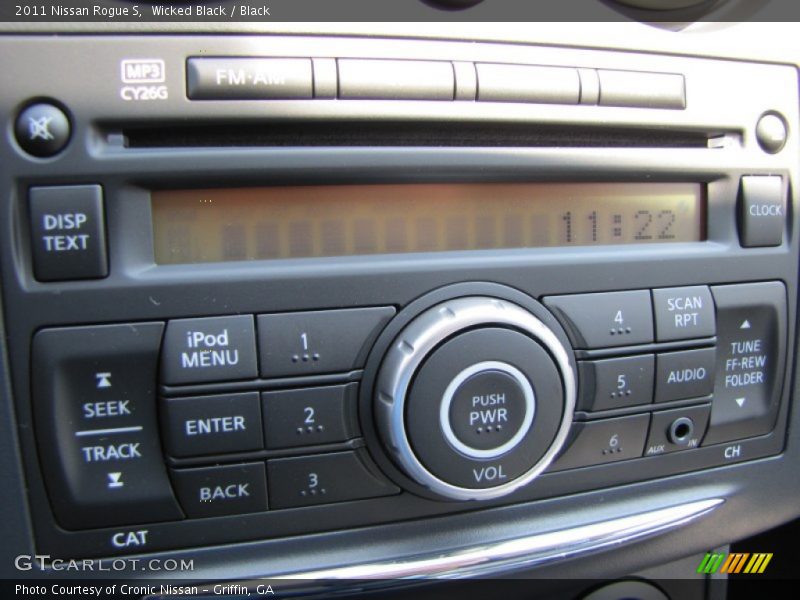 Wicked Black / Black 2011 Nissan Rogue S