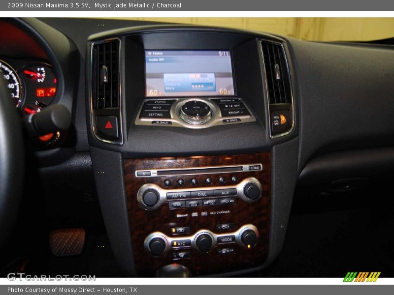 Mystic Jade Metallic / Charcoal 2009 Nissan Maxima 3.5 SV