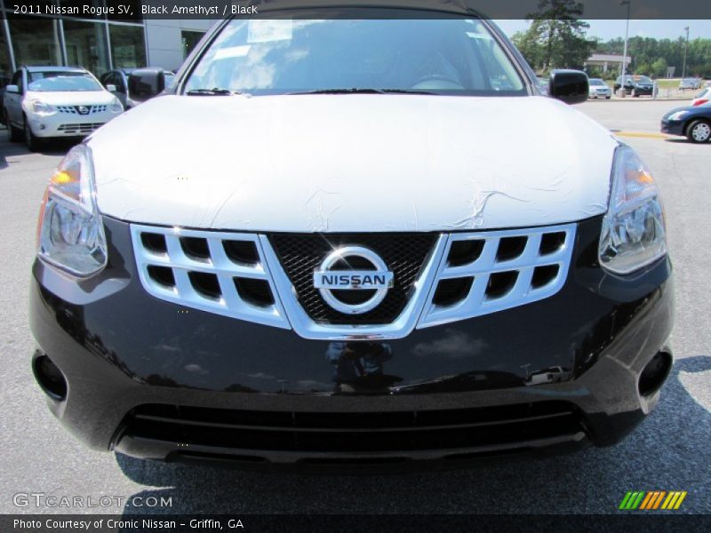 Black Amethyst / Black 2011 Nissan Rogue SV