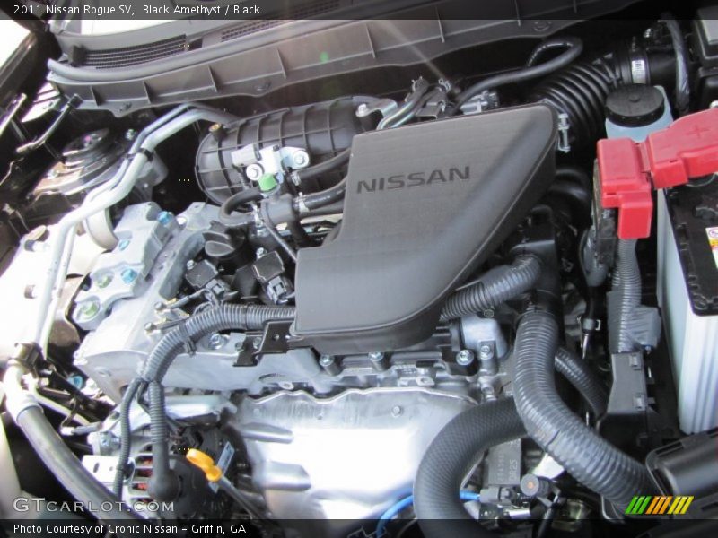 Black Amethyst / Black 2011 Nissan Rogue SV