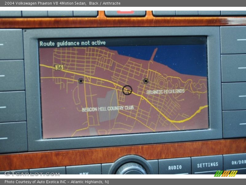 Navigation of 2004 Phaeton V8 4Motion Sedan