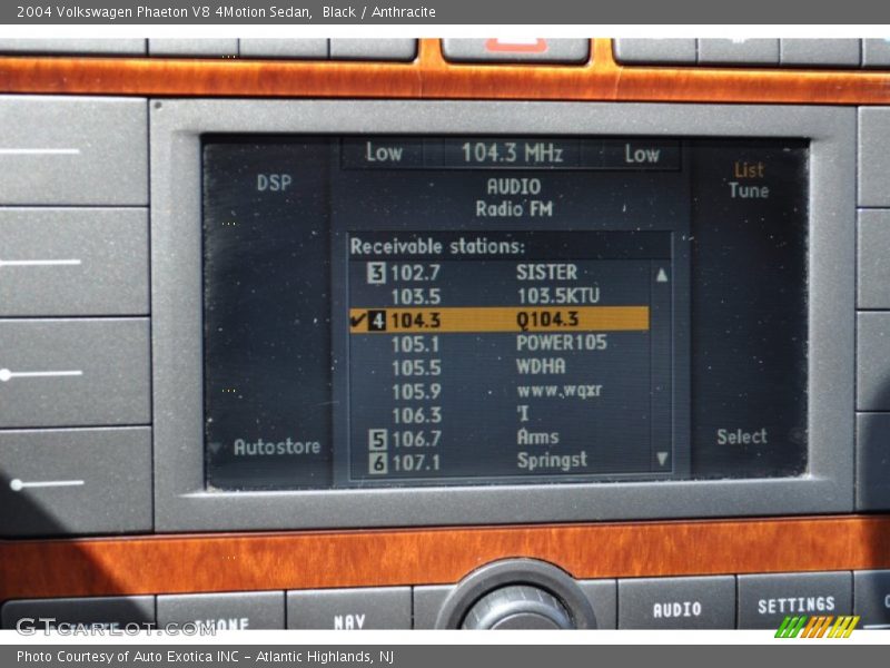 Black / Anthracite 2004 Volkswagen Phaeton V8 4Motion Sedan