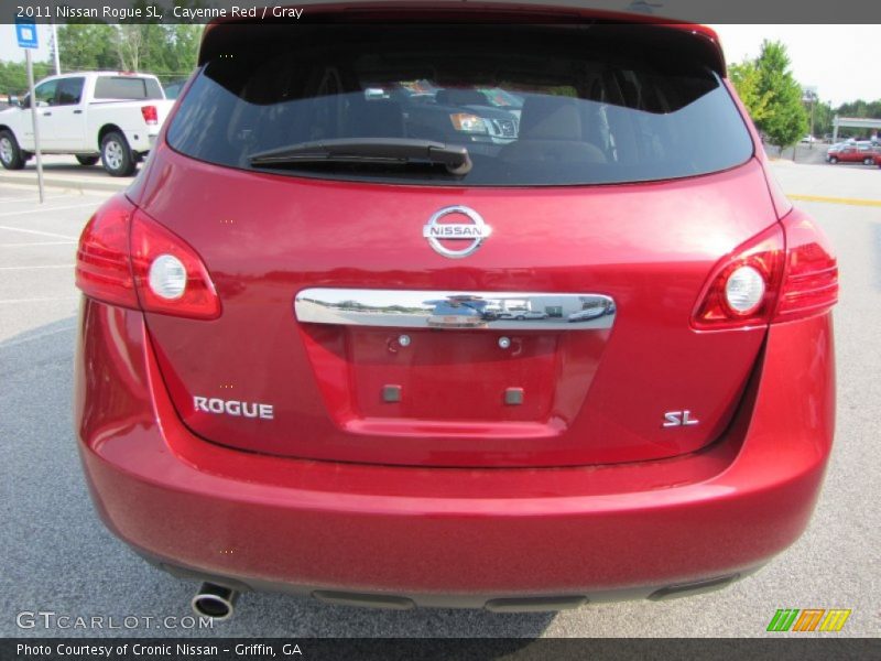 Cayenne Red / Gray 2011 Nissan Rogue SL