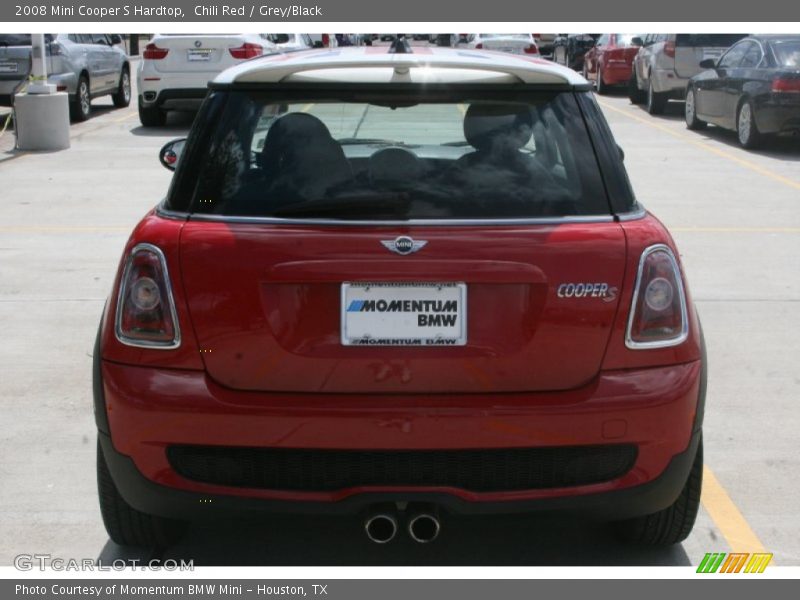 Chili Red / Grey/Black 2008 Mini Cooper S Hardtop