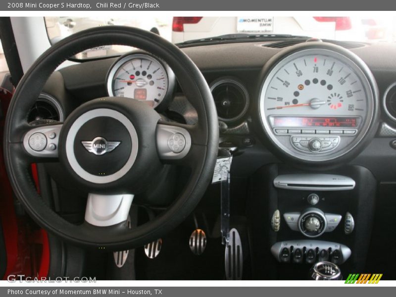 Chili Red / Grey/Black 2008 Mini Cooper S Hardtop