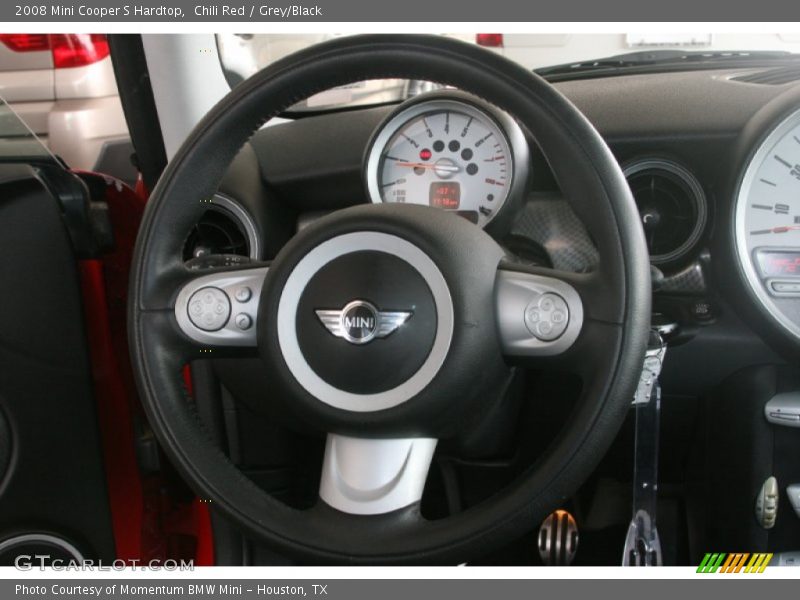 Chili Red / Grey/Black 2008 Mini Cooper S Hardtop
