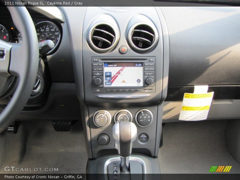 Cayenne Red / Gray 2011 Nissan Rogue SL