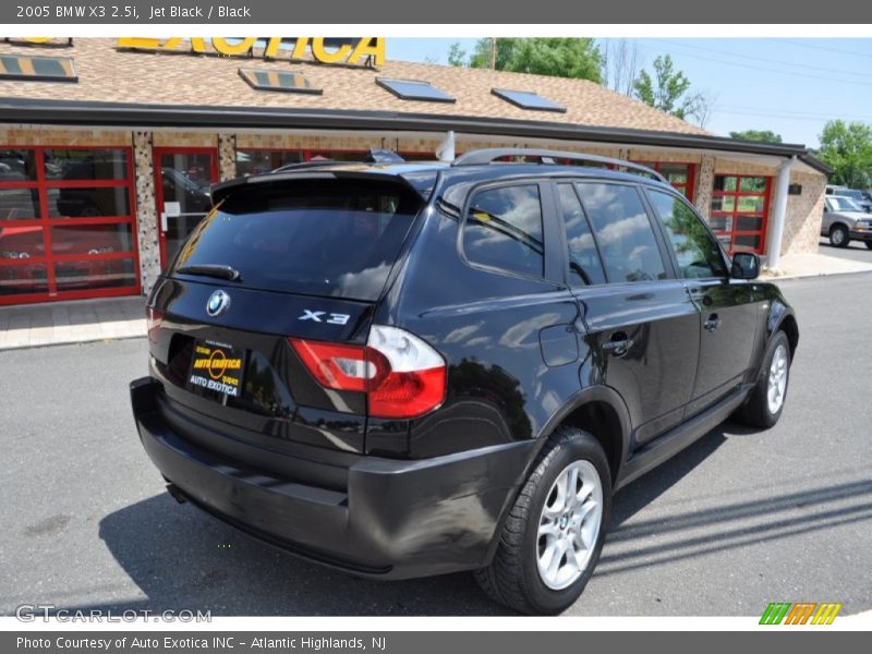 Jet Black / Black 2005 BMW X3 2.5i