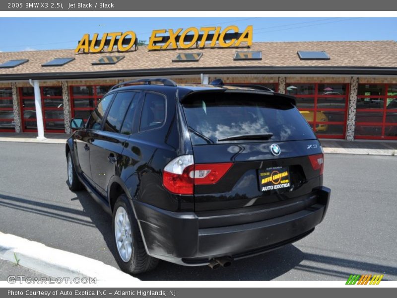 Jet Black / Black 2005 BMW X3 2.5i