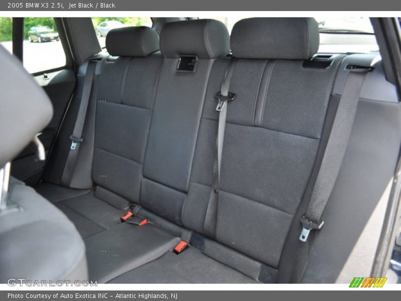 Jet Black / Black 2005 BMW X3 2.5i
