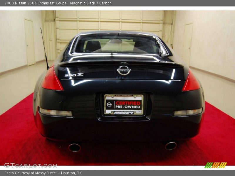 Magnetic Black / Carbon 2008 Nissan 350Z Enthusiast Coupe
