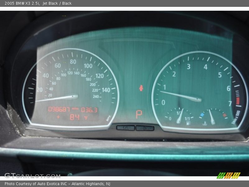 Jet Black / Black 2005 BMW X3 2.5i