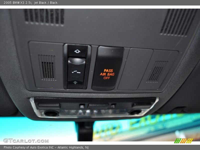 Jet Black / Black 2005 BMW X3 2.5i