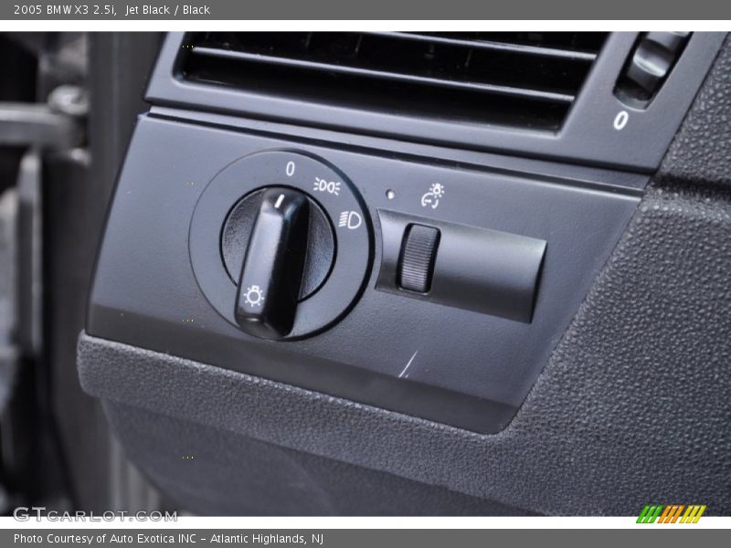 Jet Black / Black 2005 BMW X3 2.5i
