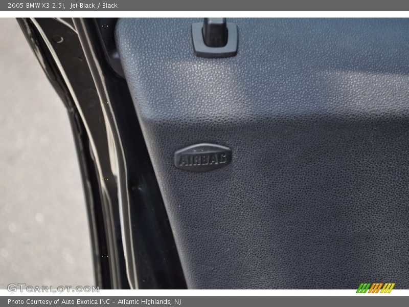 Jet Black / Black 2005 BMW X3 2.5i