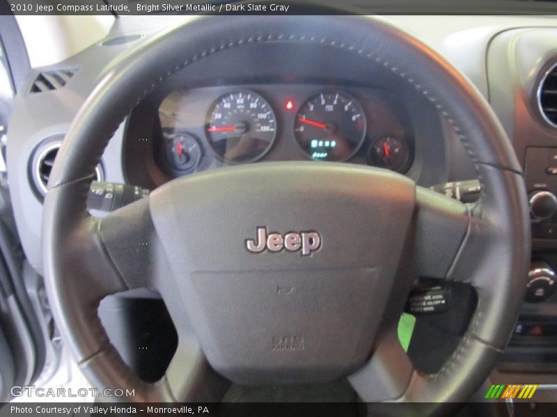 Bright Silver Metallic / Dark Slate Gray 2010 Jeep Compass Latitude
