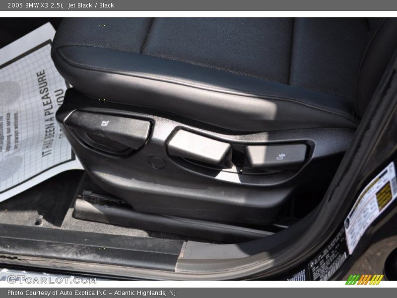 Jet Black / Black 2005 BMW X3 2.5i