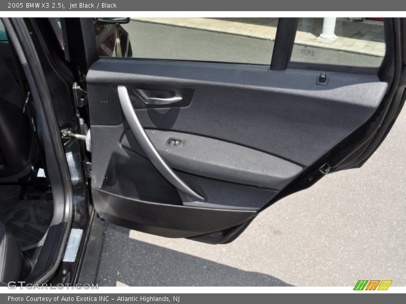 Jet Black / Black 2005 BMW X3 2.5i