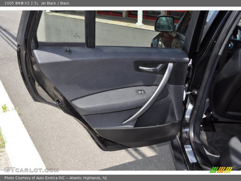 Jet Black / Black 2005 BMW X3 2.5i